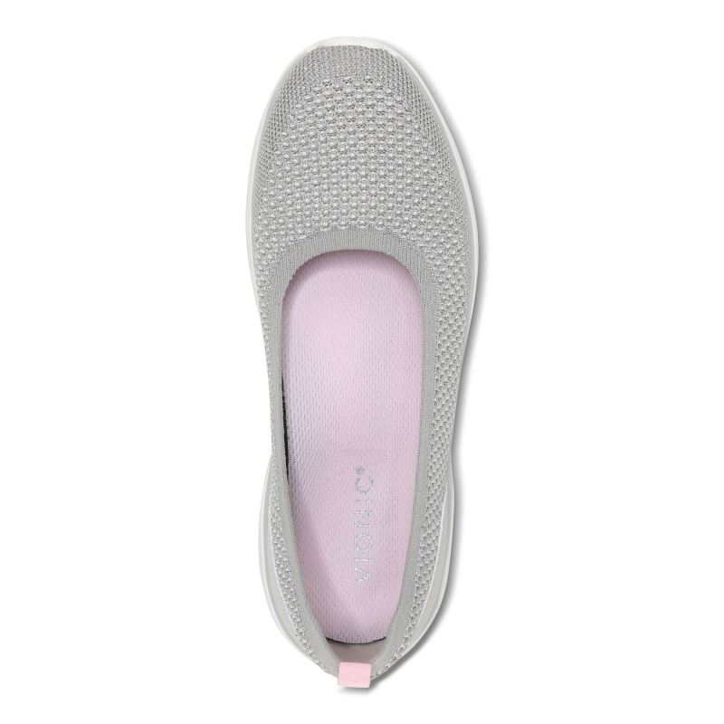 Vionic Kallie Slip on Sneaker Grises Metal | e0YnkHXI