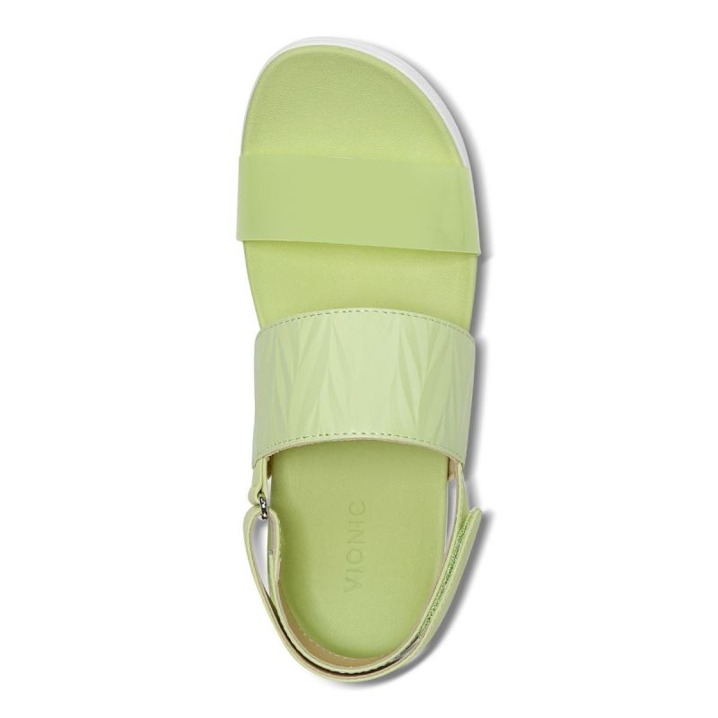 Vionic Karleen Plataforma Sandal Verdes Claro | jU41XxIZ