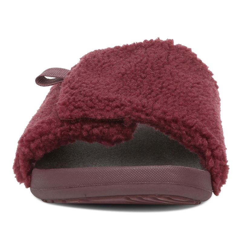 Vionic Keira Chanclas Sandal Vino Granate | qPSj9egN