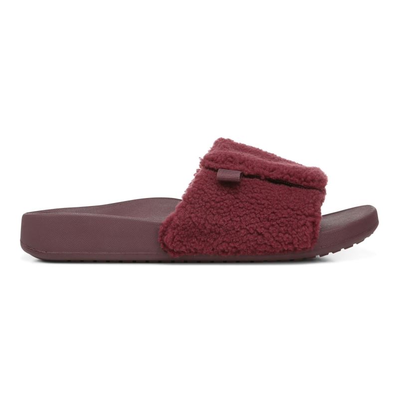 Vionic Keira Chanclas Sandal Vino Granate | qPSj9egN