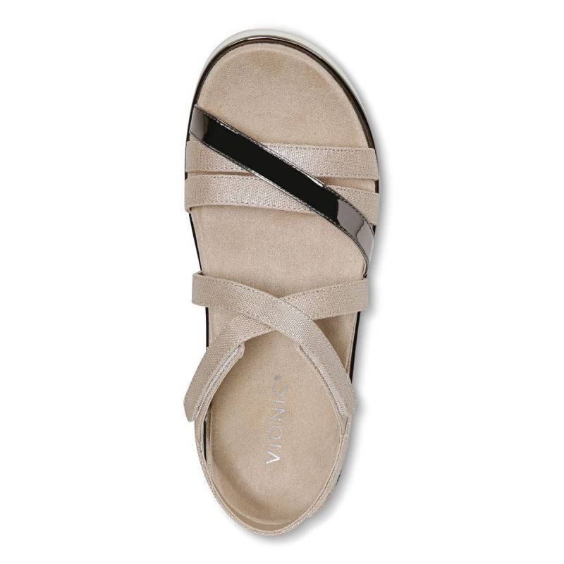 Vionic Kellyn Flatform Sandal Azules | 5f30kp6Z
