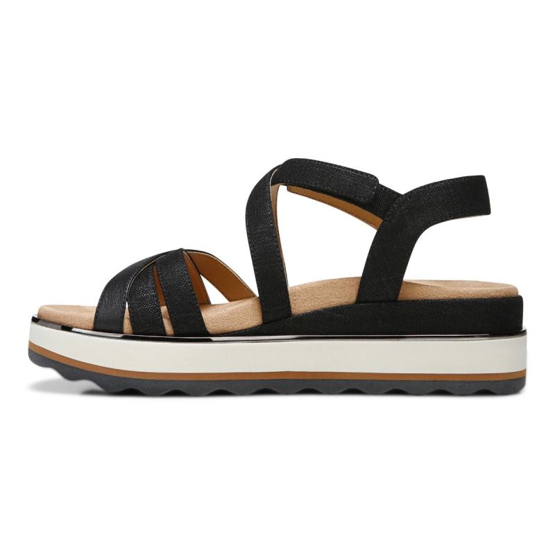 Vionic Kellyn Flatform Sandal Negros | hDQmRD88