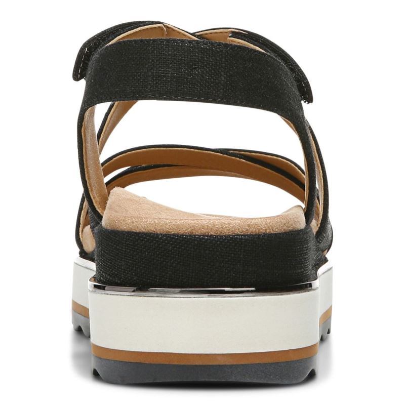 Vionic Kellyn Flatform Sandal Negros | hDQmRD88