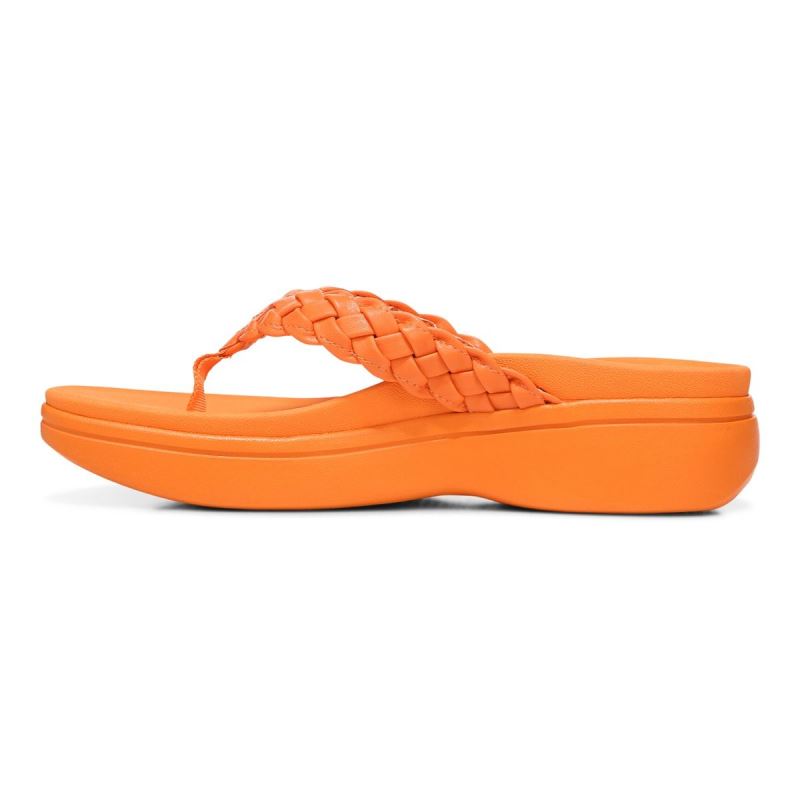 Vionic Kenji Plataforma Sandal Dorados | KWkPpN09