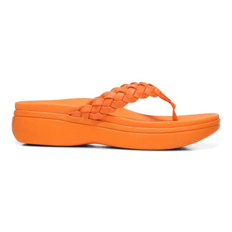 Vionic Kenji Plataforma Sandal Dorados | KWkPpN09
