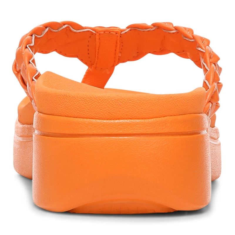 Vionic Kenji Plataforma Sandal Dorados | KWkPpN09