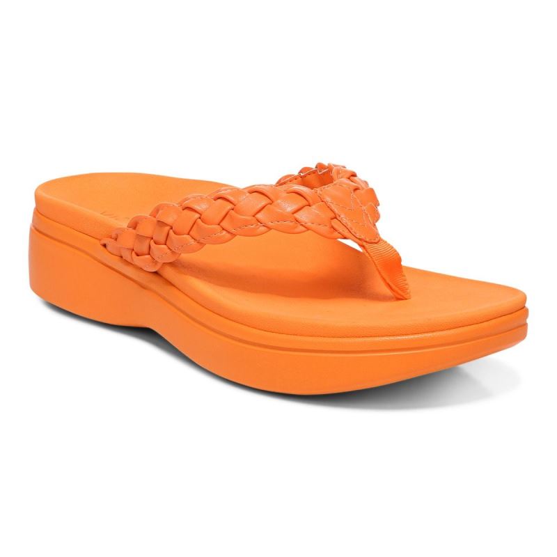 Vionic Kenji Plataforma Sandal Dorados | KWkPpN09