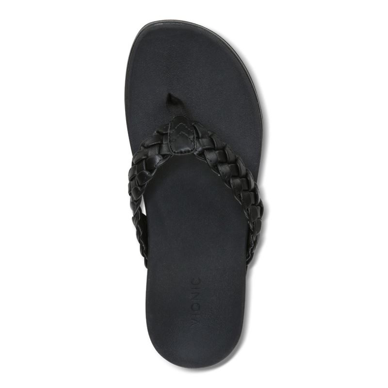 Vionic Kenji Plataforma Sandal Negros | f8ZgR06m