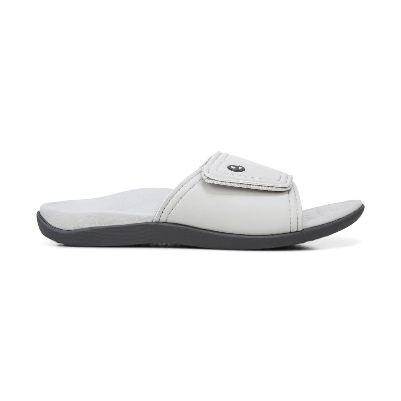 Vionic Kiwi Chanclas Sandal Grises Claro | 9qI815B3