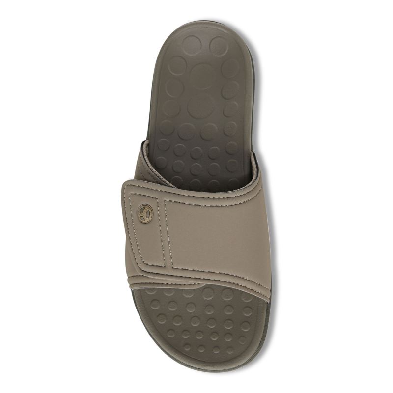 Vionic Kiwi Chanclas Sandal Marrom Kaki | 5zwVInn9
