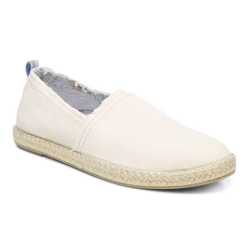 Vionic Laguna Alpargata Creme | JyeSD2qO