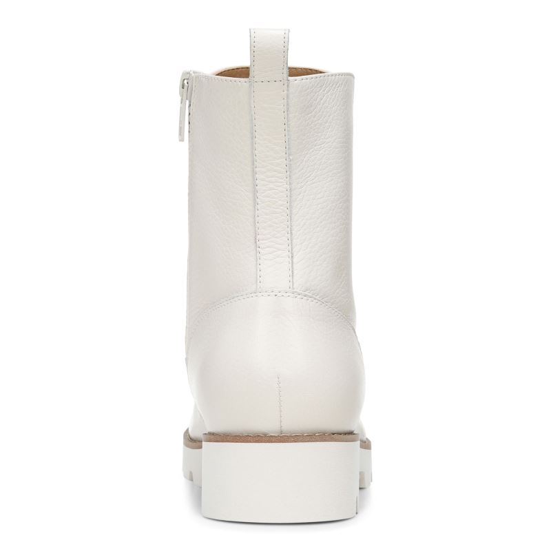 Vionic Lani Encaje-up Boot Creme | LvHaiC7y