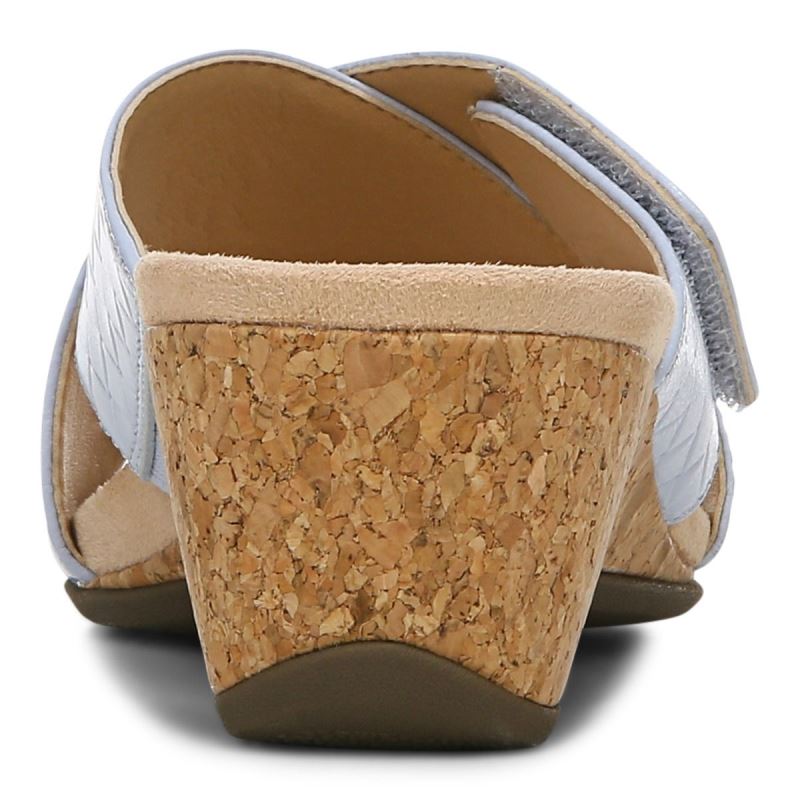Vionic Leticia Wedge Sandal Azules | 0rUu1rX3