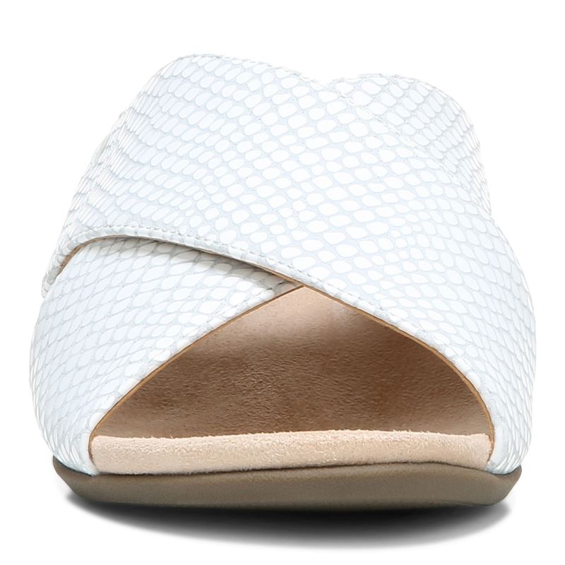 Vionic Leticia Wedge Sandal Blancos | Swuw73PM
