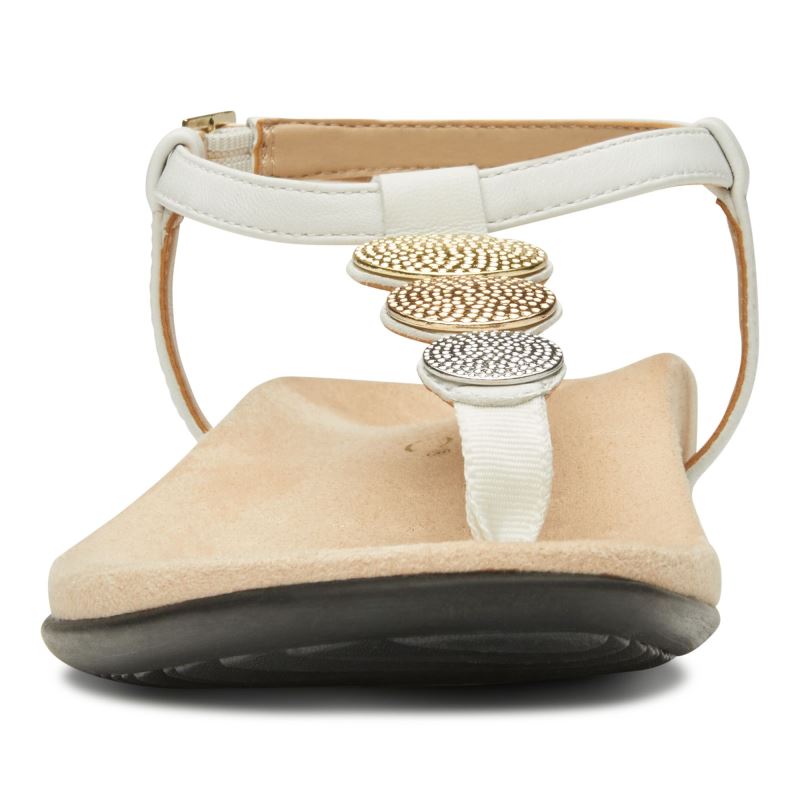 Vionic Lizbeth Backstrap Sandal Blancos | WanjAqdu