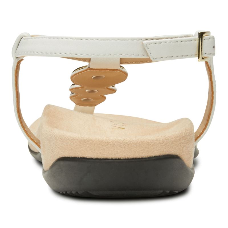 Vionic Lizbeth Backstrap Sandal Blancos | WanjAqdu