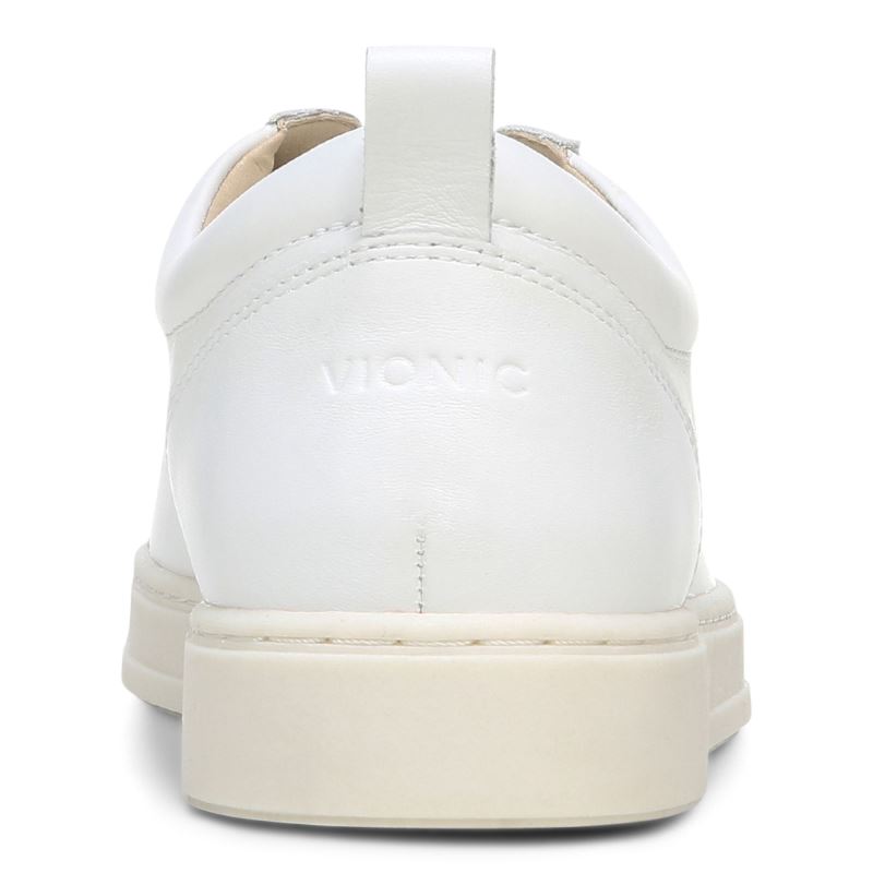 Vionic Lucas Encaje up Sneaker Blancos | iQGdZTio