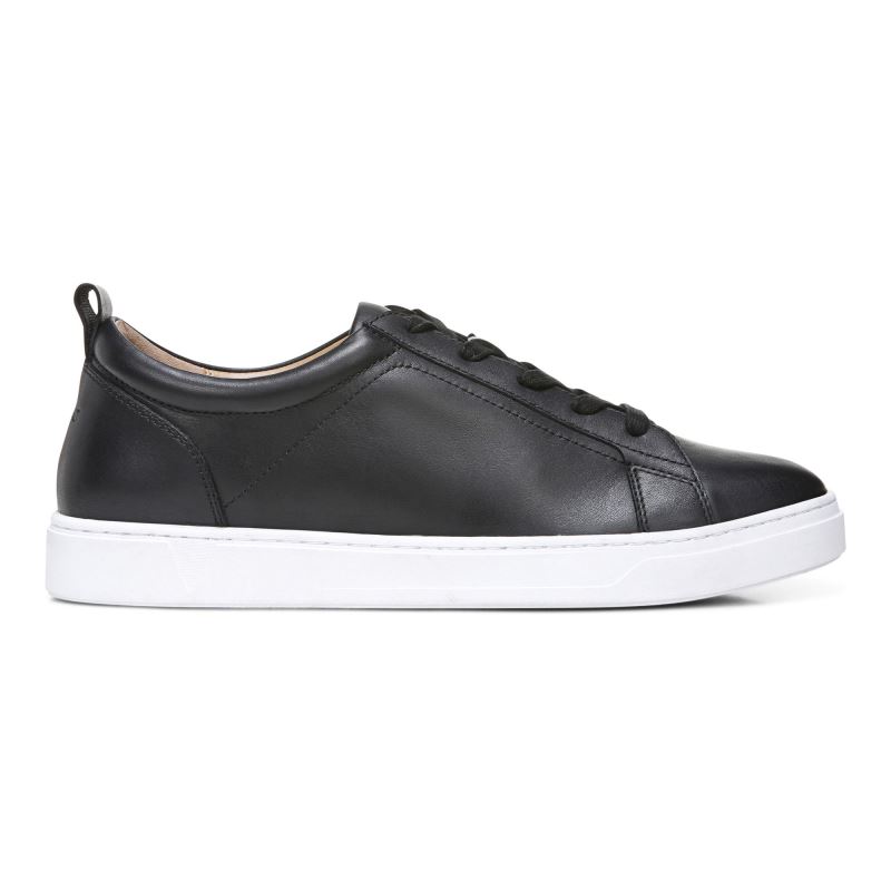 Vionic Lucas Encaje up Sneaker Negros | CmolDV4s