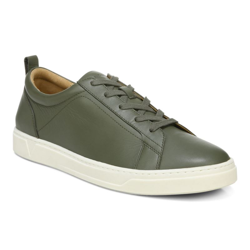Vionic Lucas Encaje up Sneaker Verde Oliva | Rr1hMloC