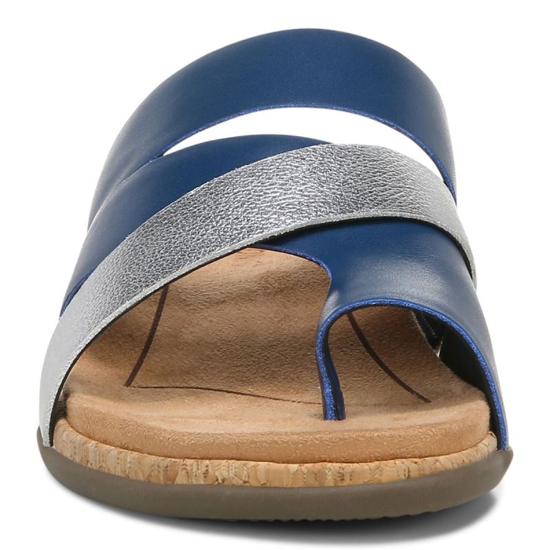 Vionic Luelle Sandal Azules Oscuro | bRzN3IXt