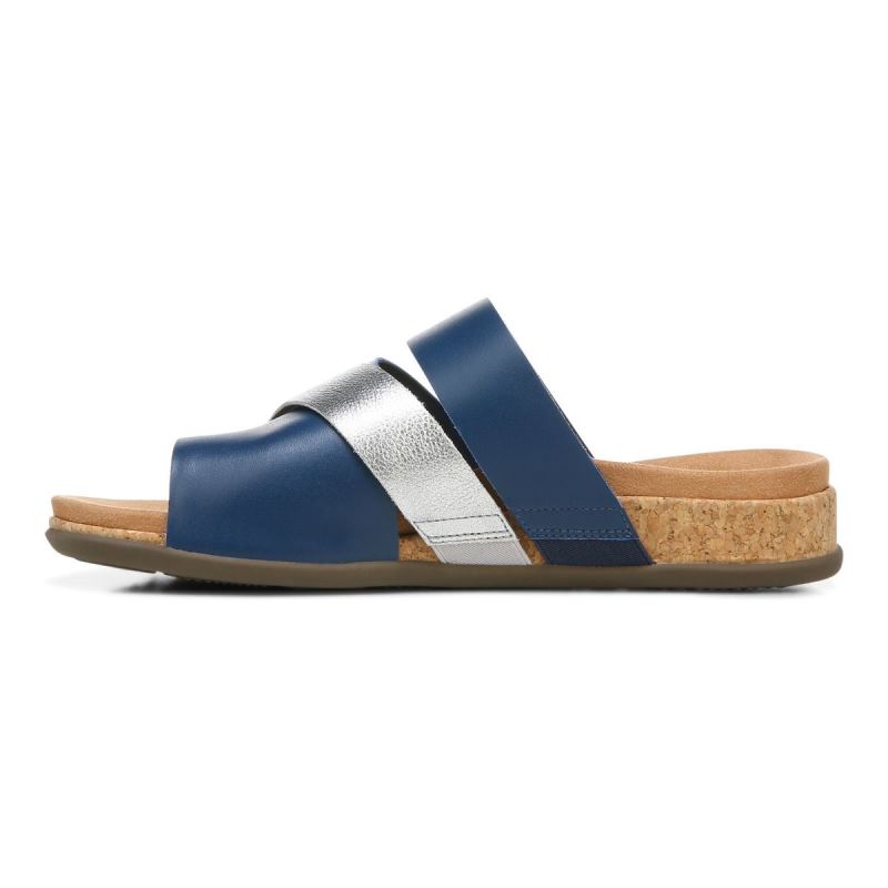 Vionic Luelle Sandal Azules Oscuro | bRzN3IXt