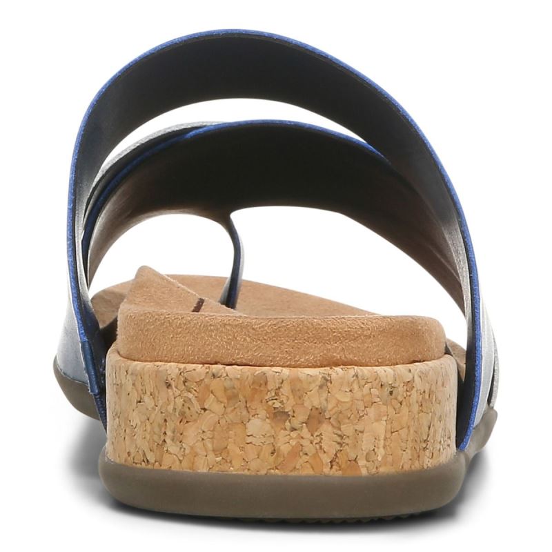 Vionic Luelle Sandal Azules Oscuro | bRzN3IXt