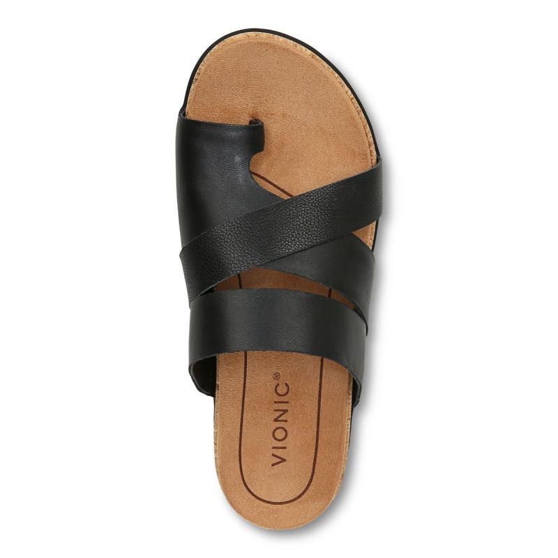 Vionic Luelle Sandal Negros | RTKkxHuf