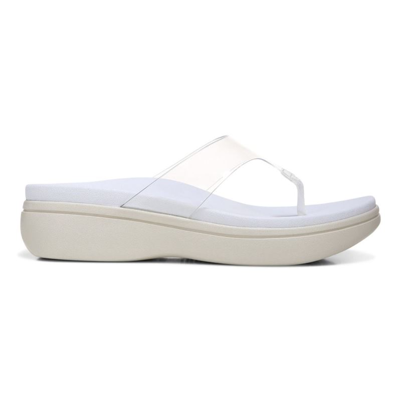 Vionic Luminous Plataforma Sandal Blancos | 1NdqWTHE
