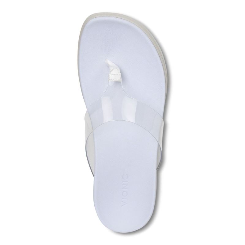 Vionic Luminous Plataforma Sandal Blancos | 1NdqWTHE