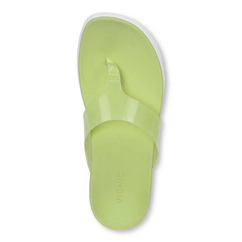 Vionic Luminous Plataforma Sandal Verdes Claro | OoNdyG44
