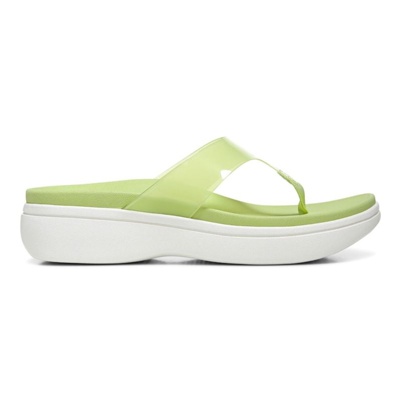 Vionic Luminous Plataforma Sandal Verdes Claro | OoNdyG44