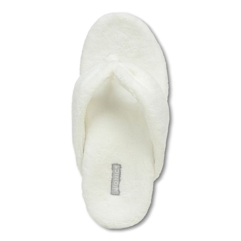 Vionic Lydia Pantuflas Blancos | 0QhtK1NP