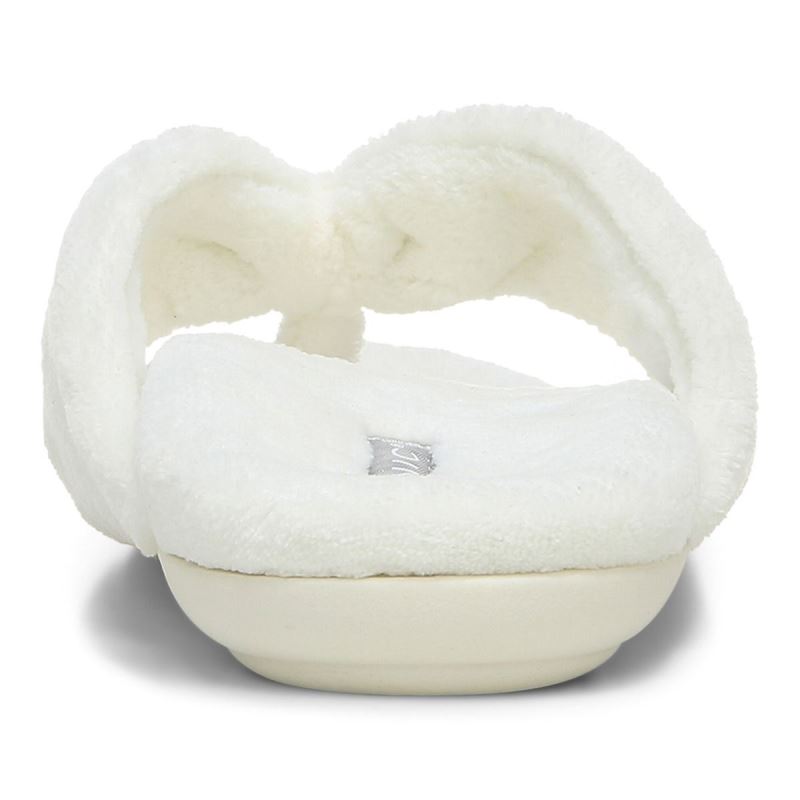 Vionic Lydia Pantuflas Blancos | 0QhtK1NP