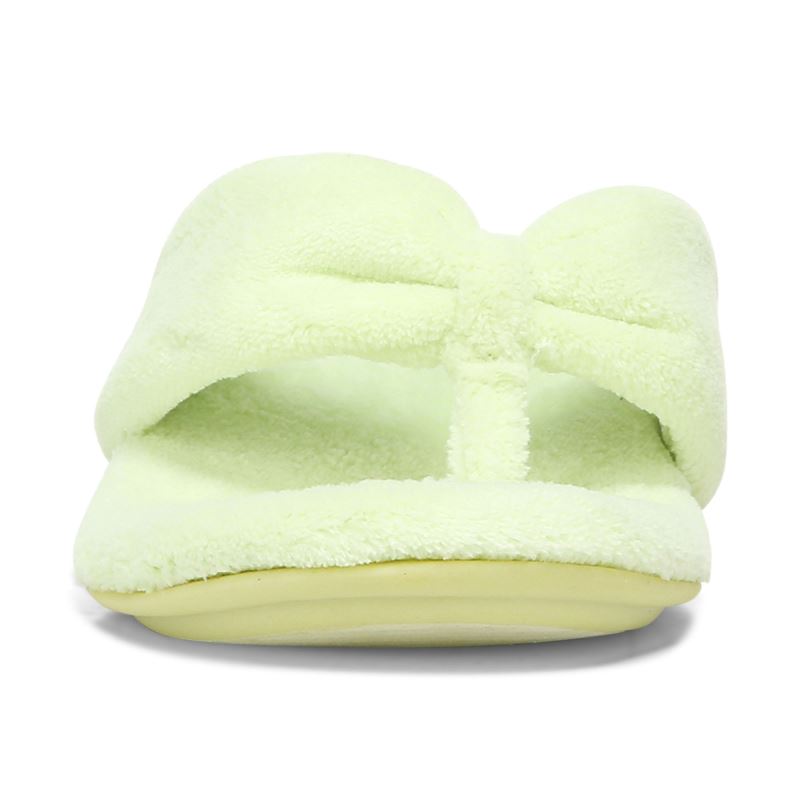 Vionic Lydia Pantuflas Verdes Claro | NtC73a3T