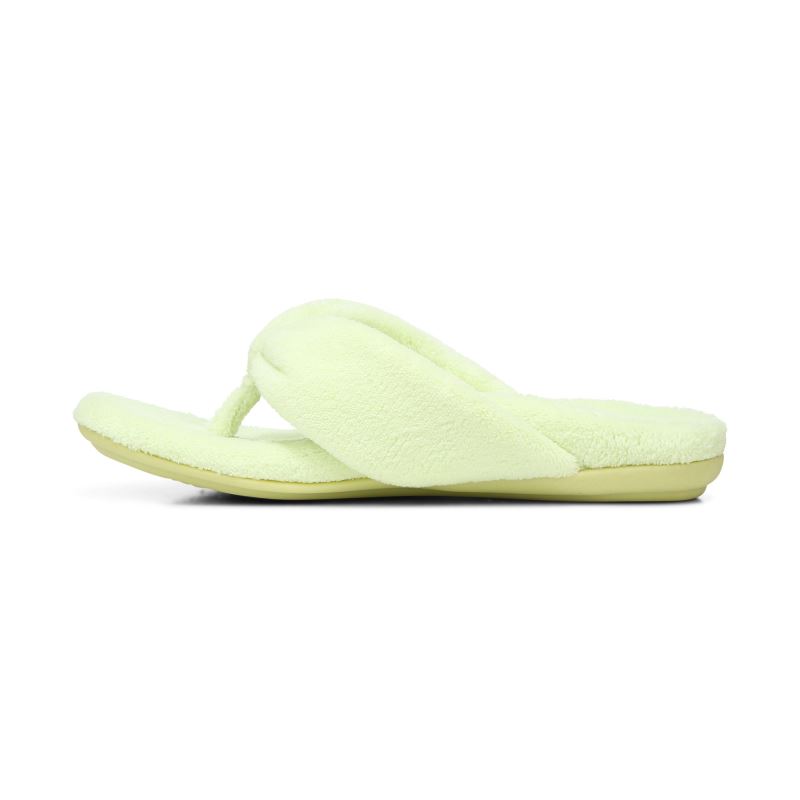 Vionic Lydia Pantuflas Verdes Claro | NtC73a3T