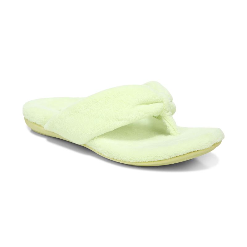 Vionic Lydia Pantuflas Verdes Claro | NtC73a3T