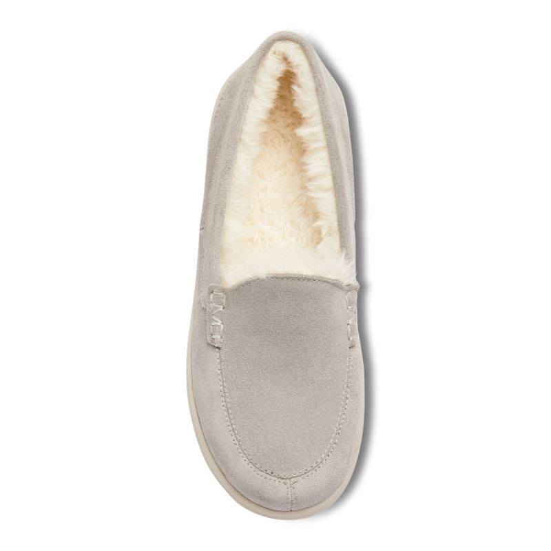 Vionic Lynez Pantuflas Grises Claro | 64mkSbsE