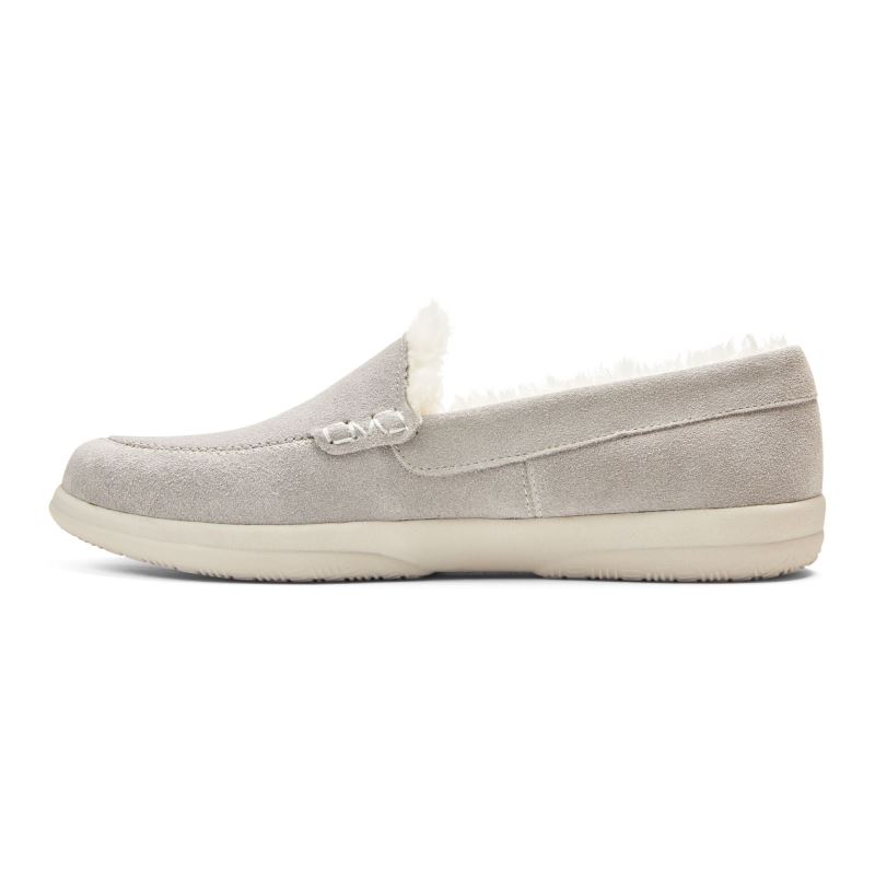 Vionic Lynez Pantuflas Grises Claro | 64mkSbsE