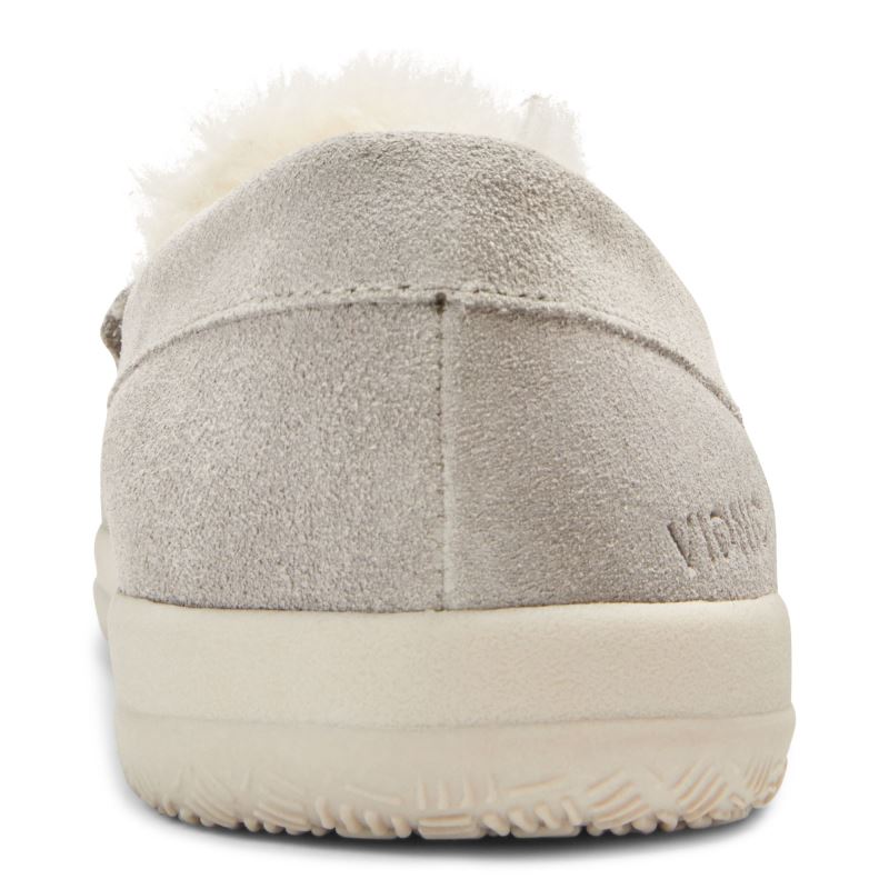 Vionic Lynez Pantuflas Grises Claro | 64mkSbsE