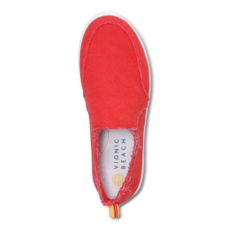 Vionic Malibu Slip On Rojos | XW1Sc6CX