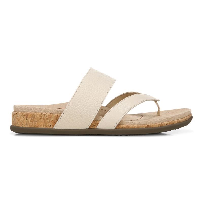 Vionic Marvina Sandal Creme | CU0w3rio