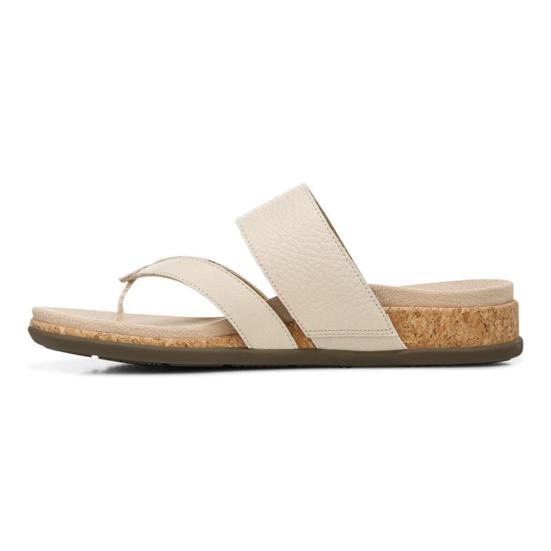 Vionic Marvina Sandal Creme | CU0w3rio