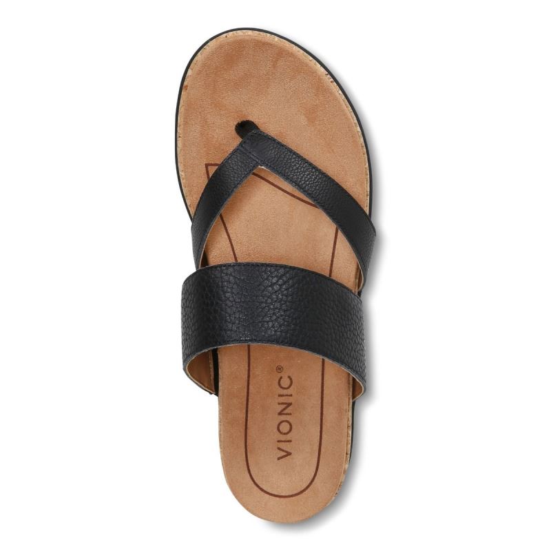 Vionic Marvina Sandal Negros | EqMlTPhg