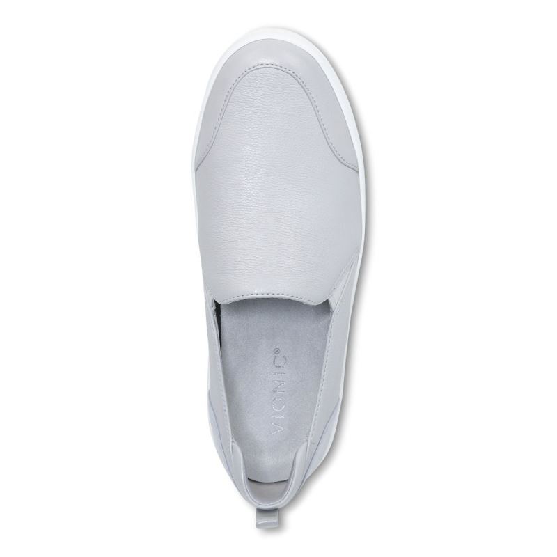 Vionic Penelope Slip on Sneaker Grises Claro | xyqnugXY