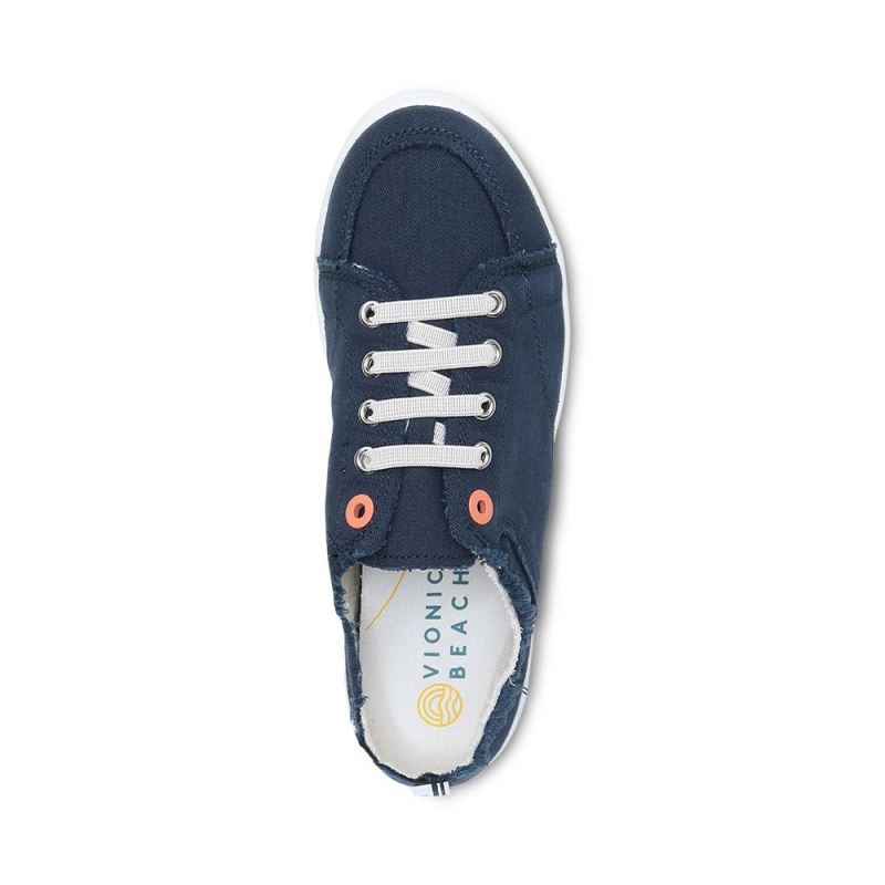 Vionic Pismo Casuales Sneaker Azul Marino | GQlCd2uC