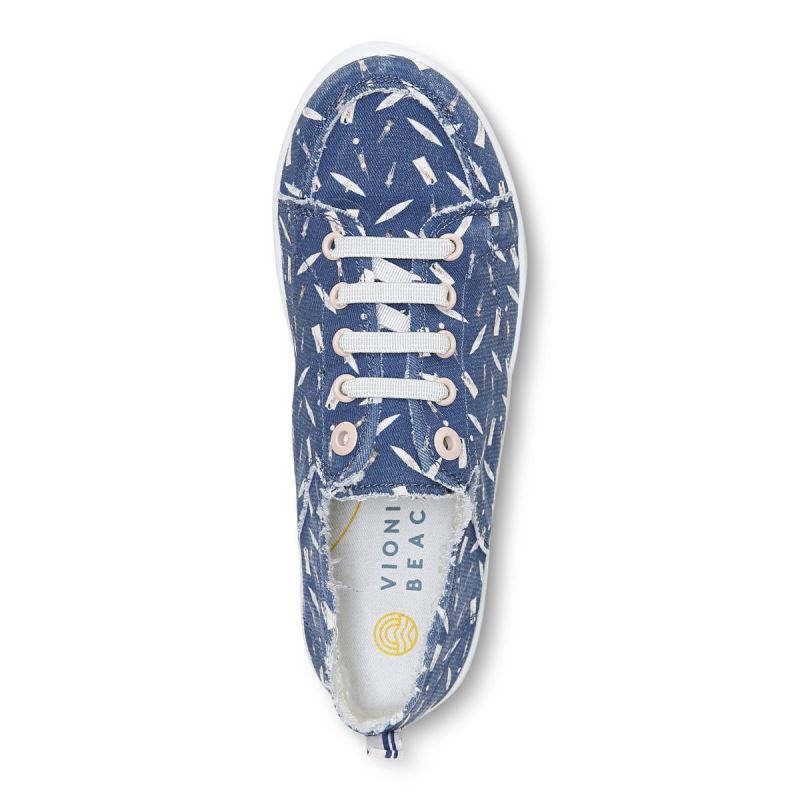 Vionic Pismo Casuales Sneaker Azules Oscuro | 98Lq9f5a