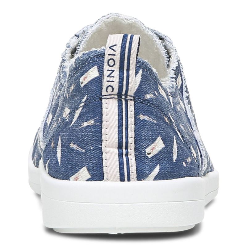Vionic Pismo Casuales Sneaker Azules Oscuro | 98Lq9f5a