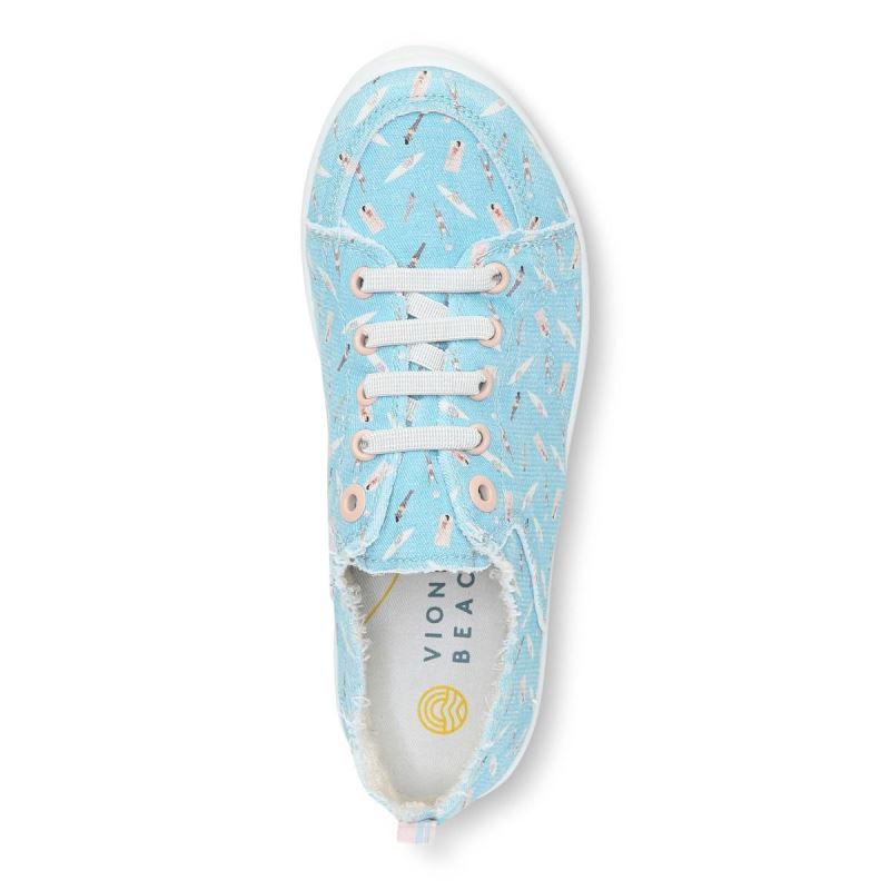 Vionic Pismo Casuales Sneaker Azules | Ydrg9eFL