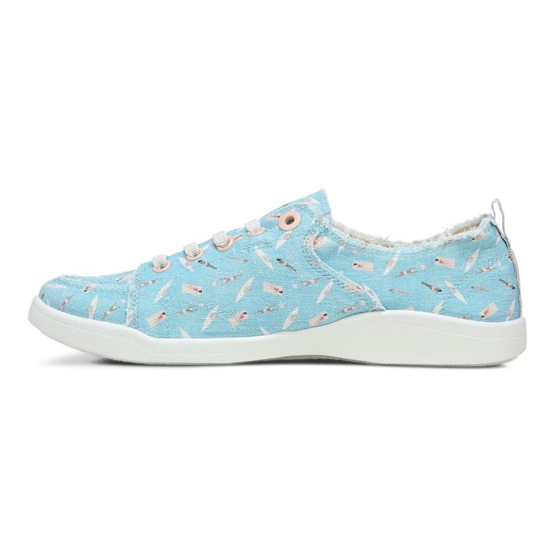 Vionic Pismo Casuales Sneaker Azules | Ydrg9eFL