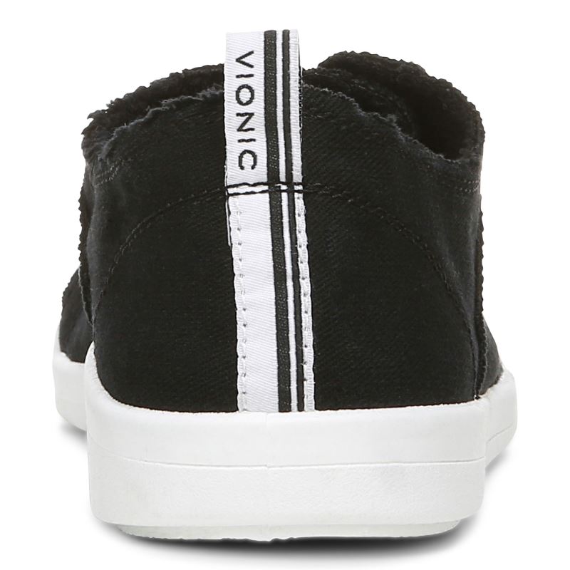 Vionic Pismo Casuales Sneaker Negros | hW10xRPq